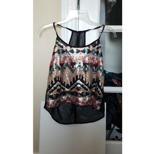 Sparkly tank top